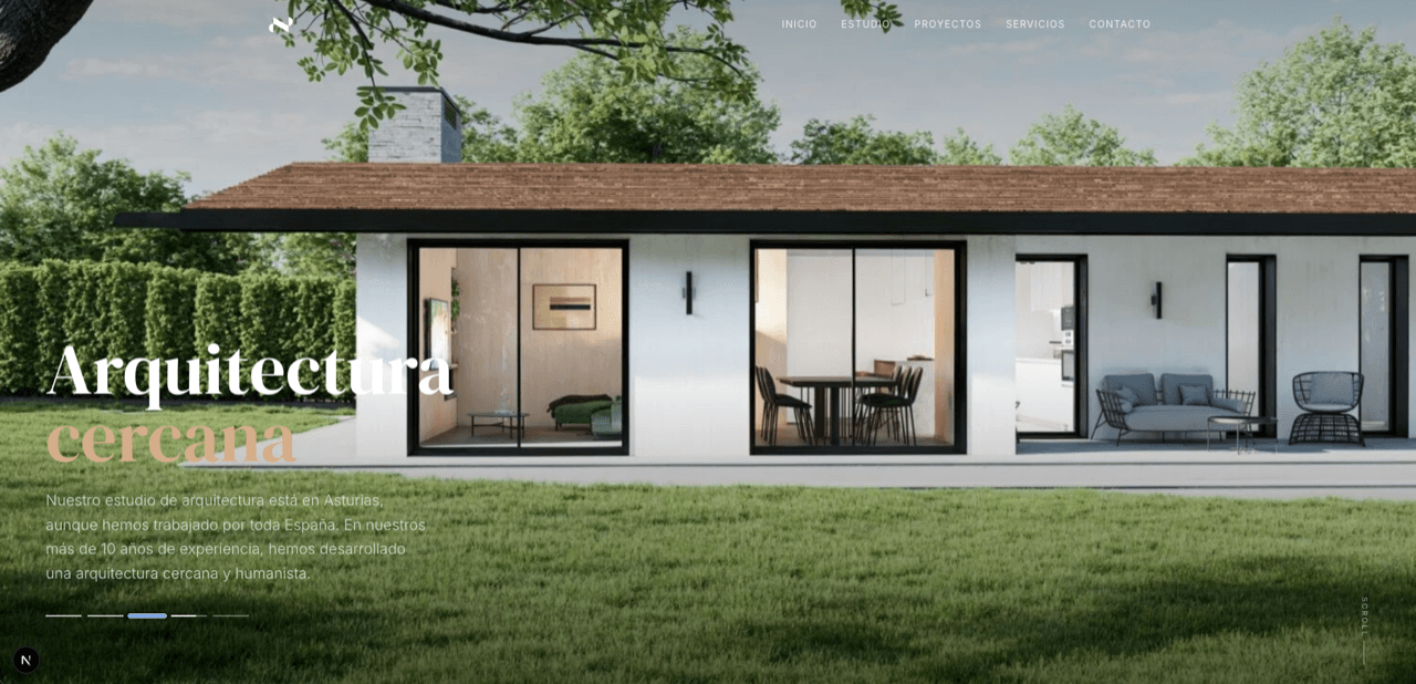 NEVA Estudio: Architecture Firm Website (via IberiaTech Solutions)